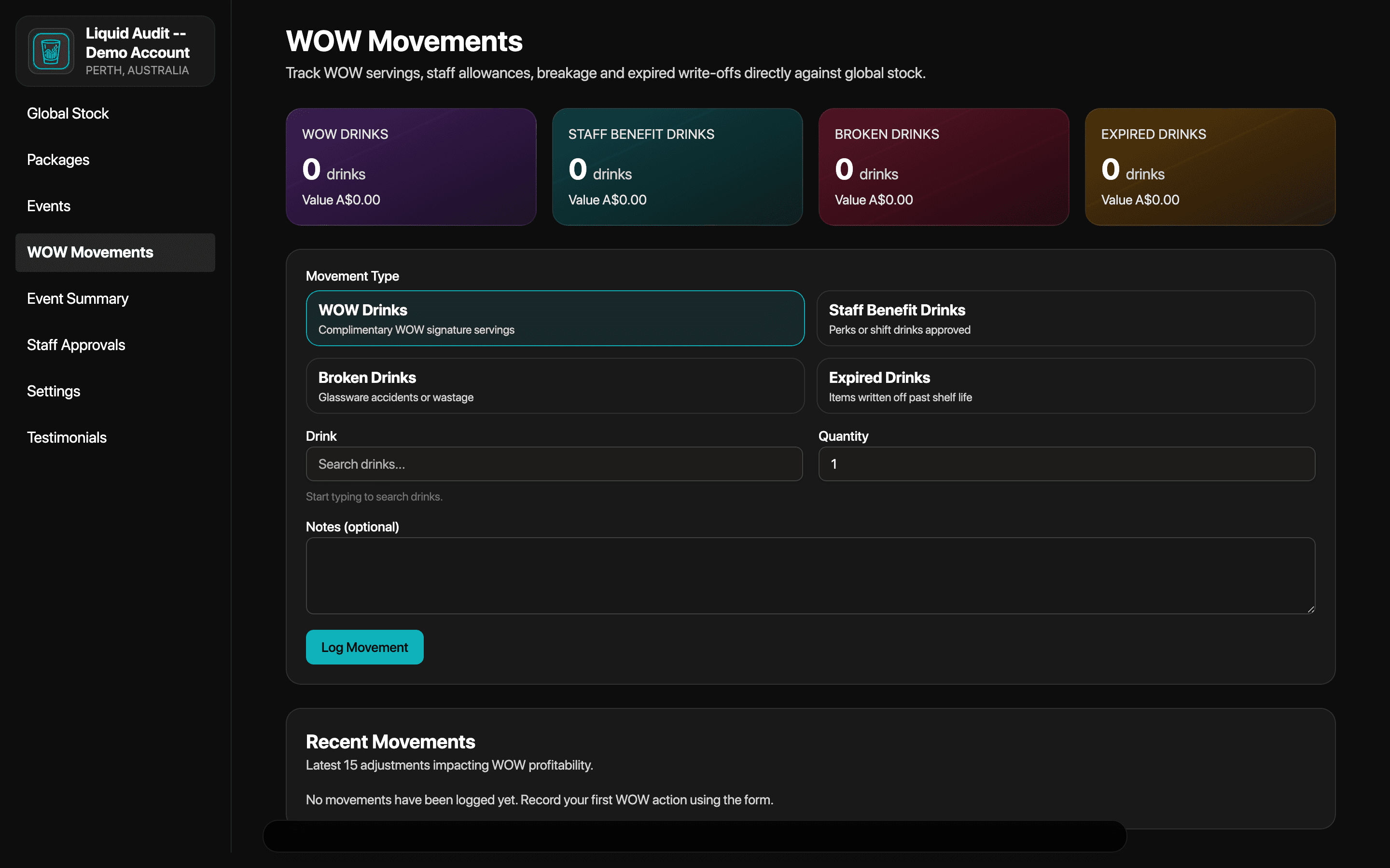 WOW movements and stock impact